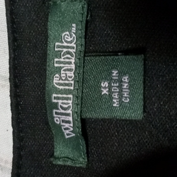 Women's Wild Fable Zip Up Front Faux Leather Jumper Dress/Mini Skirt - Picture 2 of 3